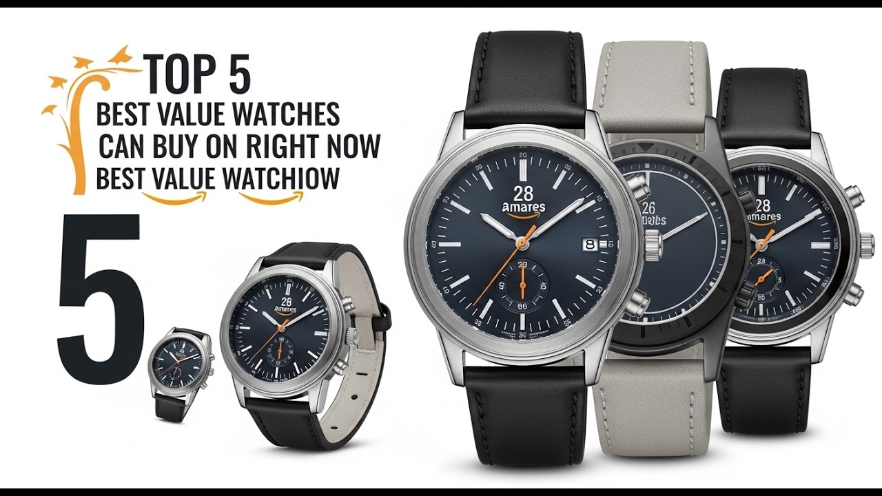 Top 5 Best Watches You Can Buy on Amazon Right Now | Best Value Watches 2026
