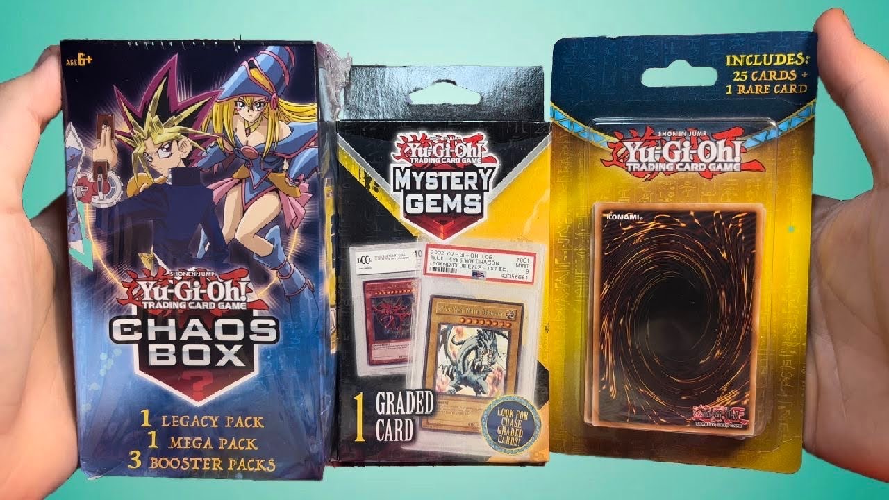 I OPENED EVERY YUGIOH MYSTERY BOX WALMART HAD! (Yugioh Mystery Gems, CHAOS Box & Mystery Pack!)