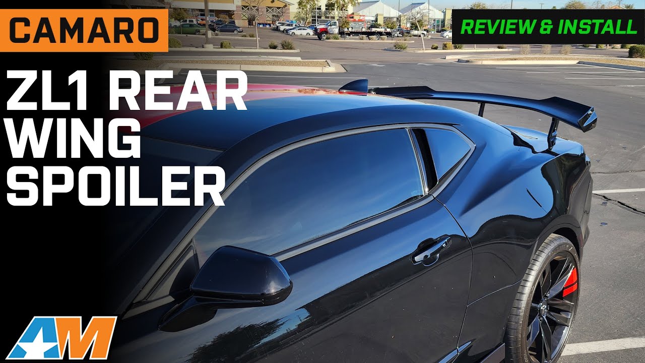 Обзор и установка спойлера заднего крыла Camaro ZL1 1LE Style 2016–2024