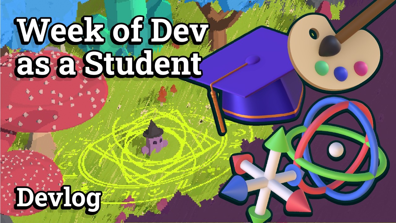 Procedural Animation, Art & Coding: A Week on My Life Sim | Devlog