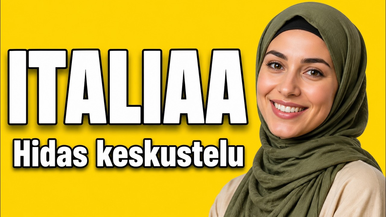 Hidas italialainen keskustelu aloittelijoille