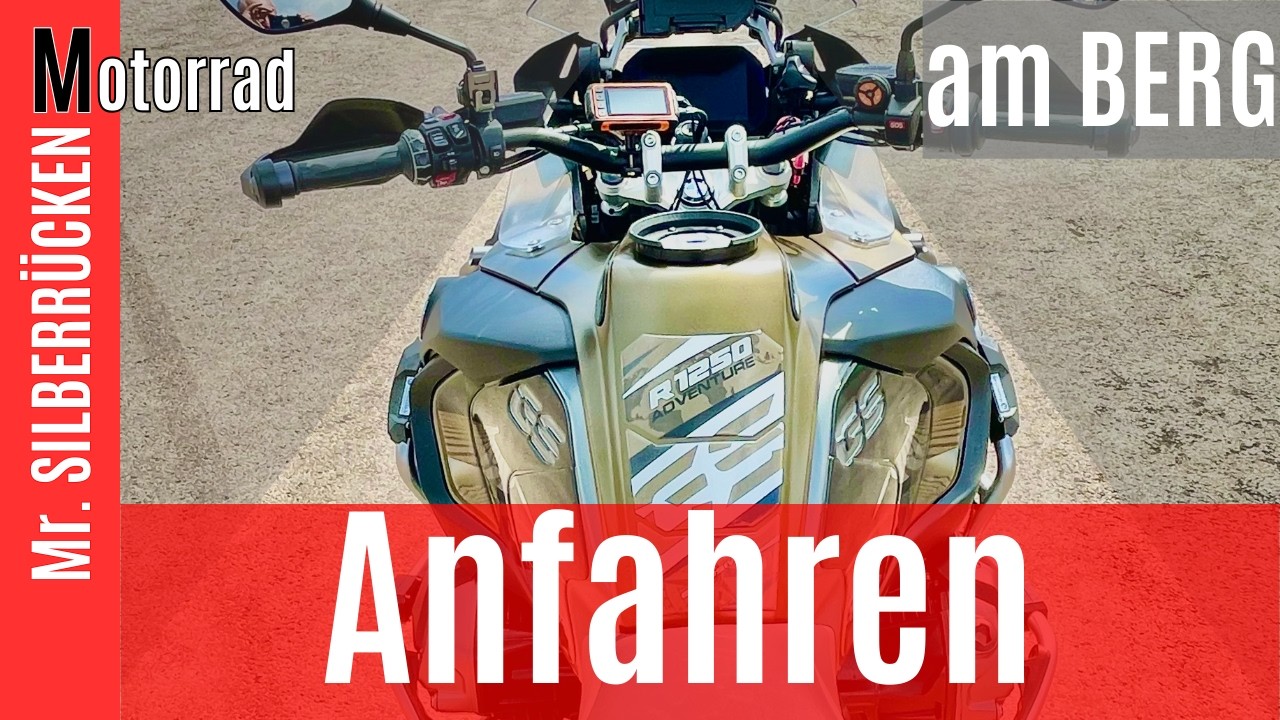 Motorradfahren am Berg: Das mußt du beherrschen: Techniken für sicheres Anfahren