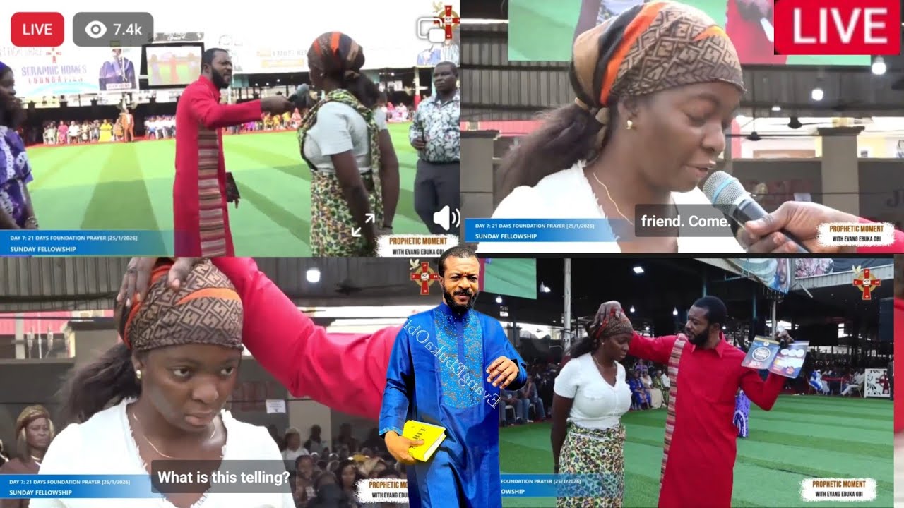 EVANG EBUKA OBI POWERFUL LIVE PROPHECY TODAY ABOUT THE FIRST TIMER IN ZION GRAND WATCH THE PROPHECY 