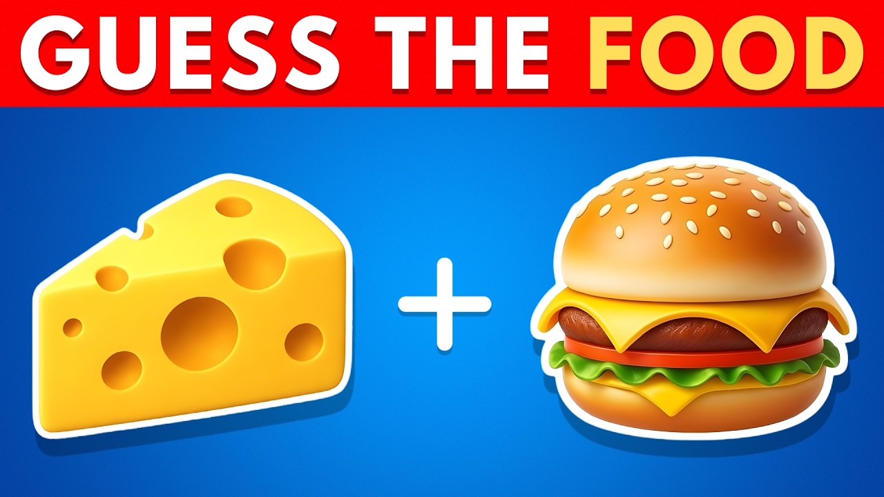Guess the Food by the Emoji! 🍟🍩 Food & Drinks Edition | Food Emoji Quiz