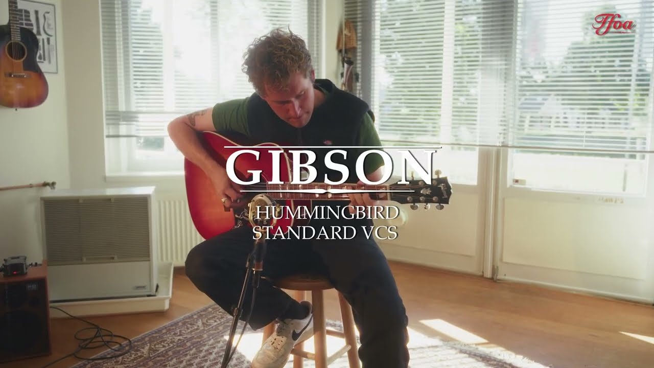 Gibson Hummingbird Standard VCS Vintage Cherry Sunburst played by Milo Groenhuijzen | Demo