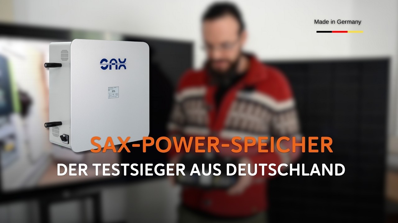 SAX-Power-Speicher erklärt - HTW-Testsieger aus Deutschland!