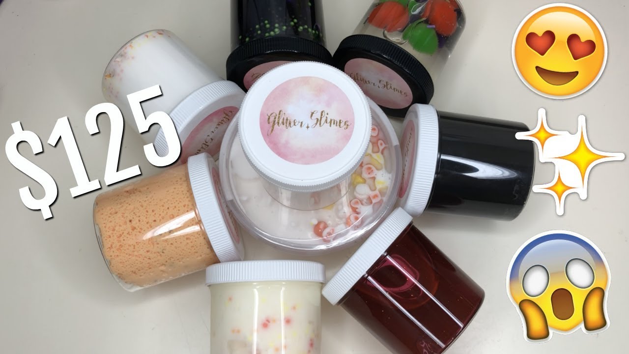 $125 @GLITTER.SLIMES REVIEW?! *Old Setup*