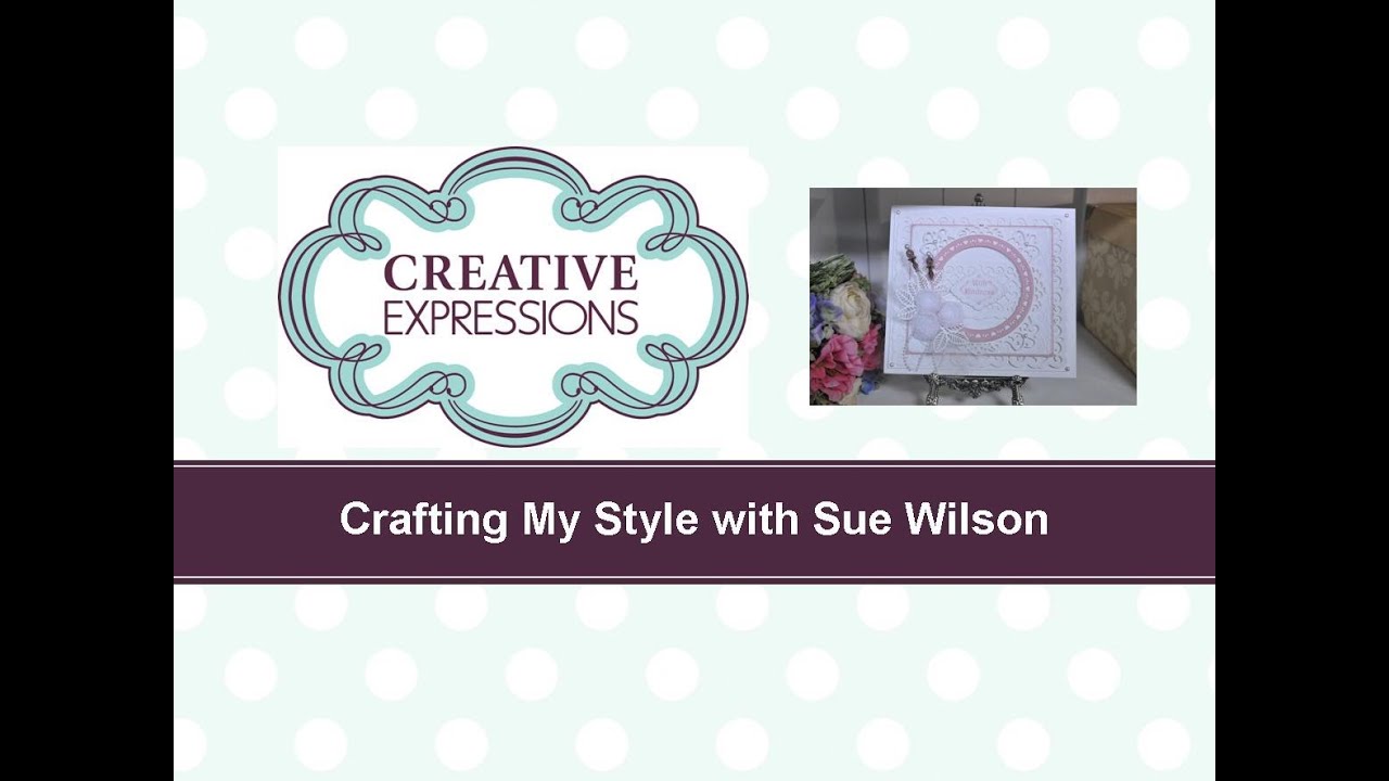 Craft Dies by Sue Wilson -- Tutorial Video -  Striplet Background for Creative Expressions