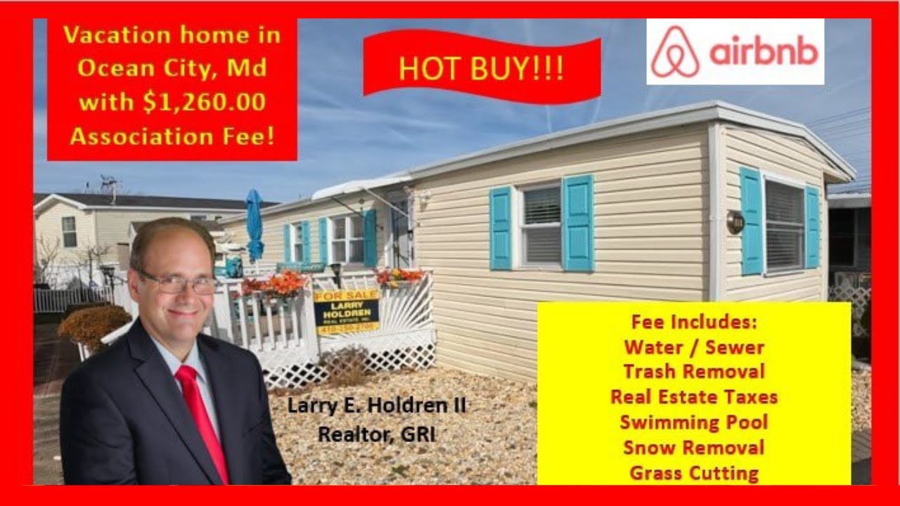 Vacation home in Ocean City, Md for $1,260.00 / Year Association Fee with ALL THIS!
