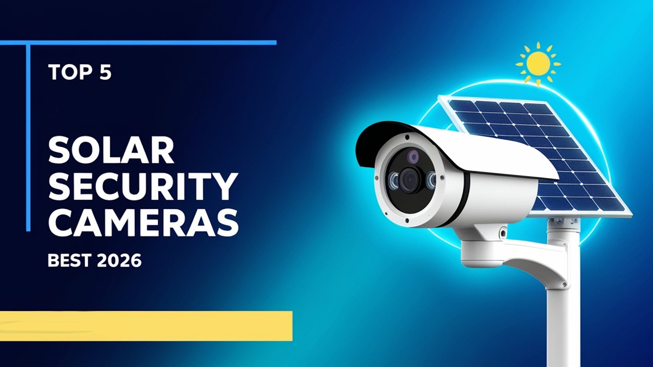Top 5 Best Solar Powered Security Cameras 2026 | Wireless Outdoor Solar Cameras