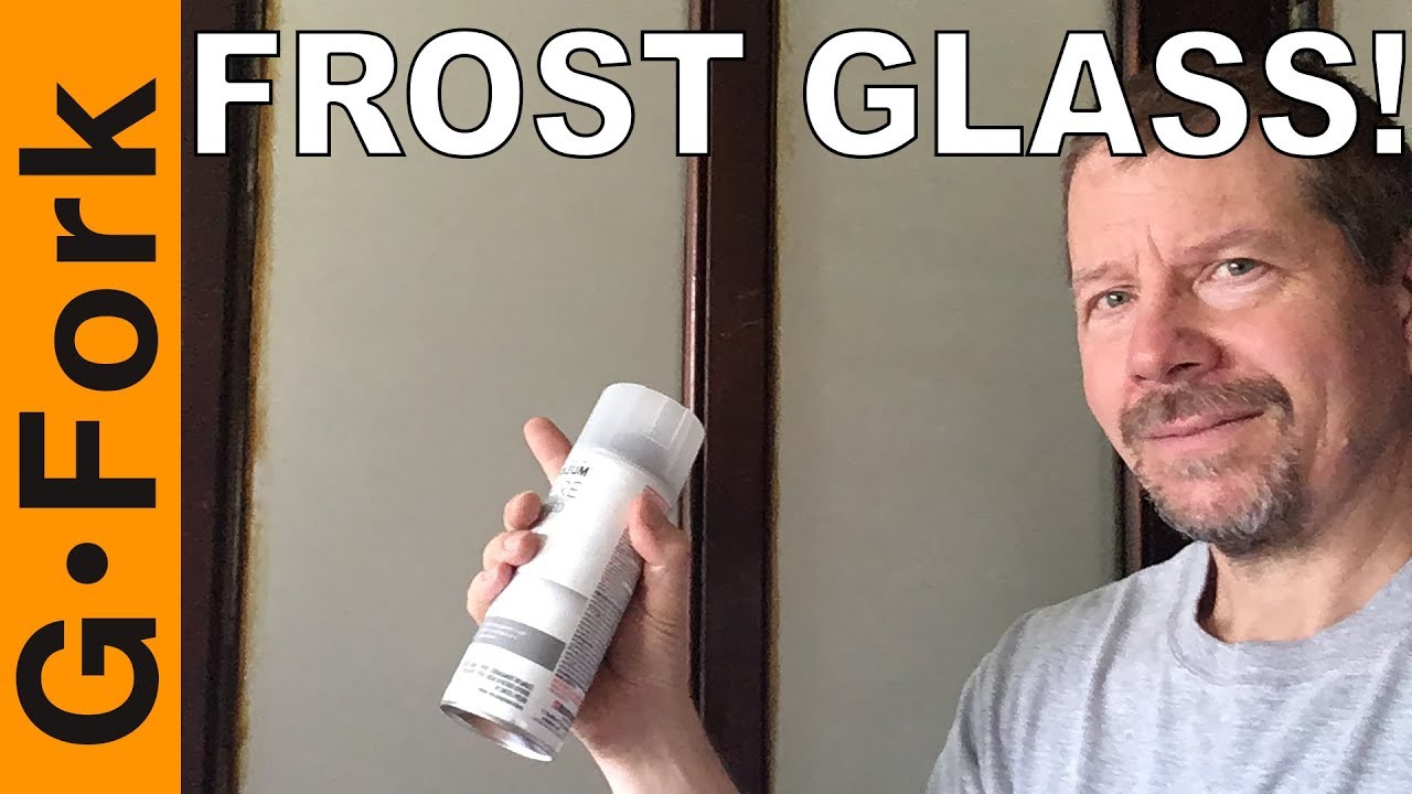 Как матировать стекло | Аэрозольная краска для матового стекла | GardenFork