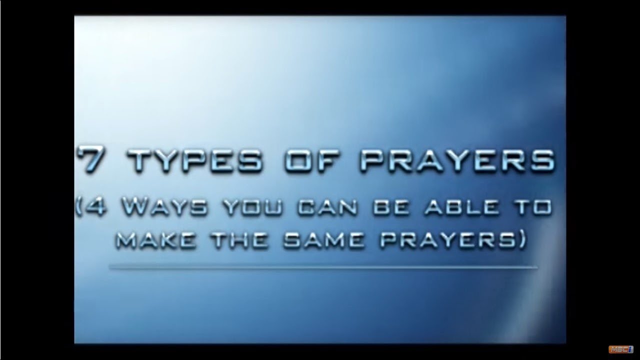 7 TYPES OF PRAYERS || APOSTLE JOHN KIMANI WILLIAM