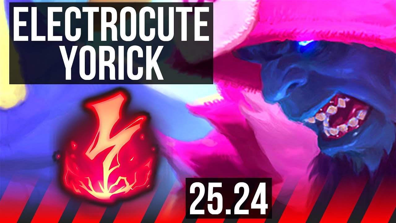 YORICK vs TEEMO (TOP) | Electrocute | EUW Master | 25.24