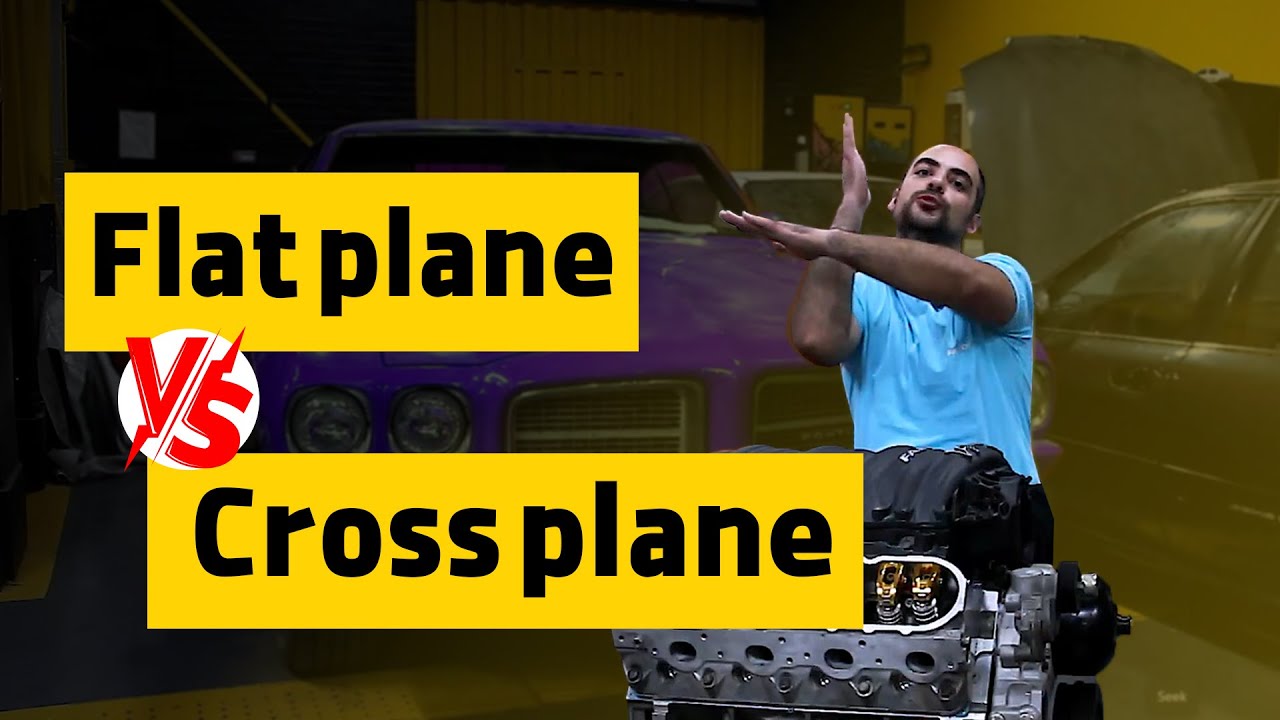 تفاوت میل لنگ فلت پلین و کراس پلین - Flat Plane vs. Cross Plane
