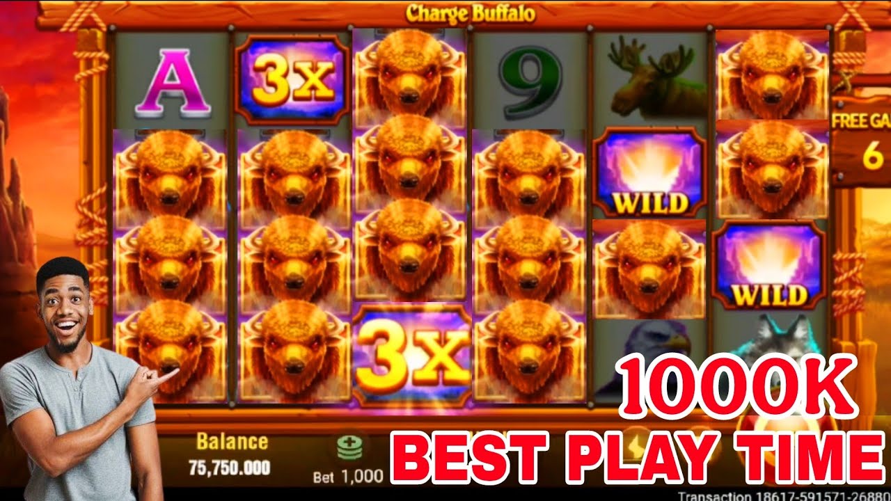 Charge Buffalo Jili Slot game || Don't miss Best Fun & Success Tips and tricks || Best Play time