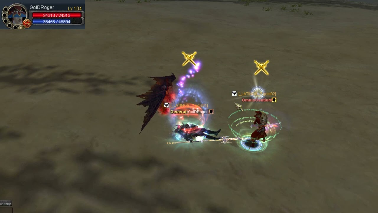 Silkroad Online Gamegami PVP Nuker Int Spear VS Warr/Cleric / Server Patara Lvl 104