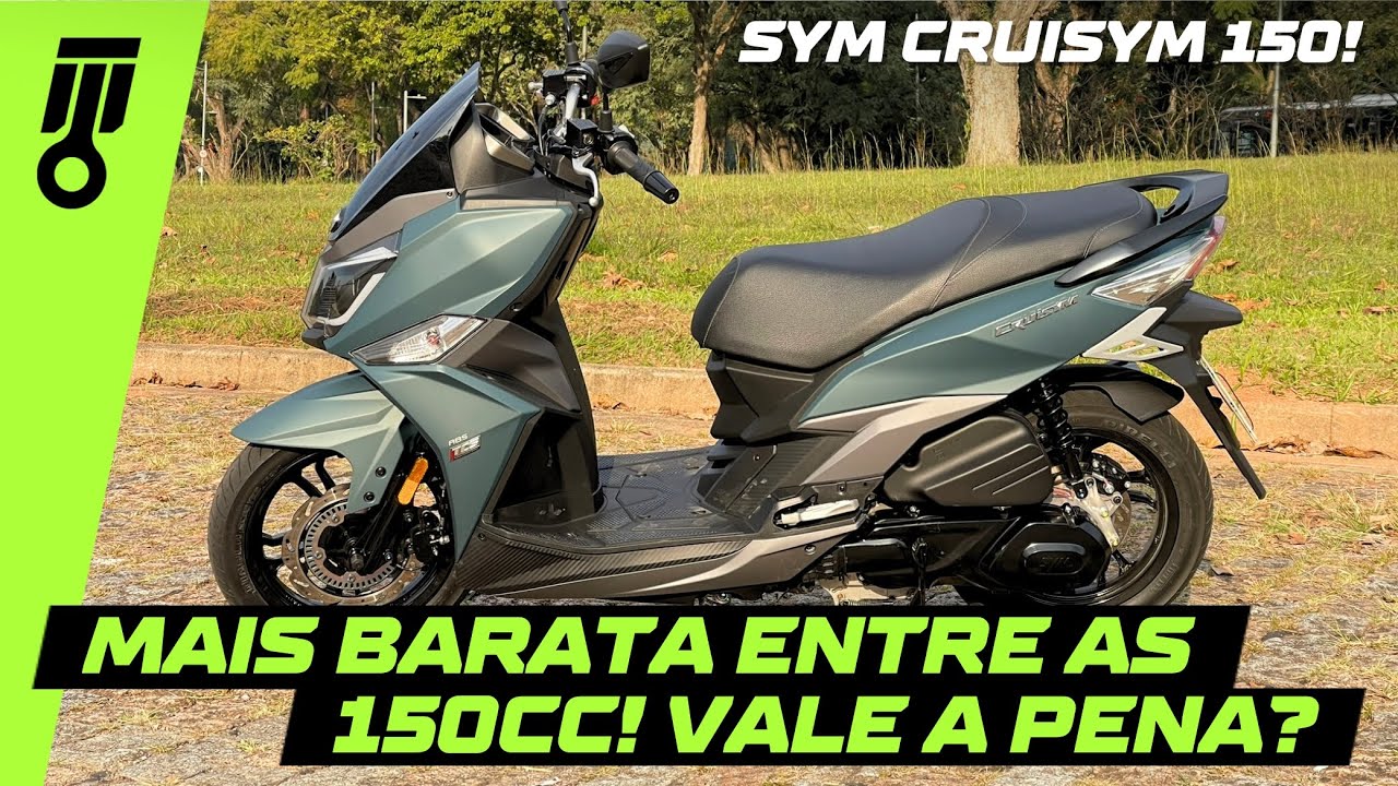 SYM Cruisym 150 - A Scooter urbana 150cc mais barata que a concorrência!