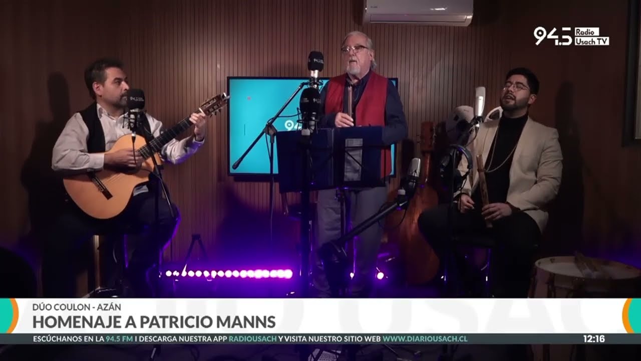 El Dúo Coulon-Azán rinde homenaje a Patricio Manns en las Sesiones del Alma | El Alma Nacional
