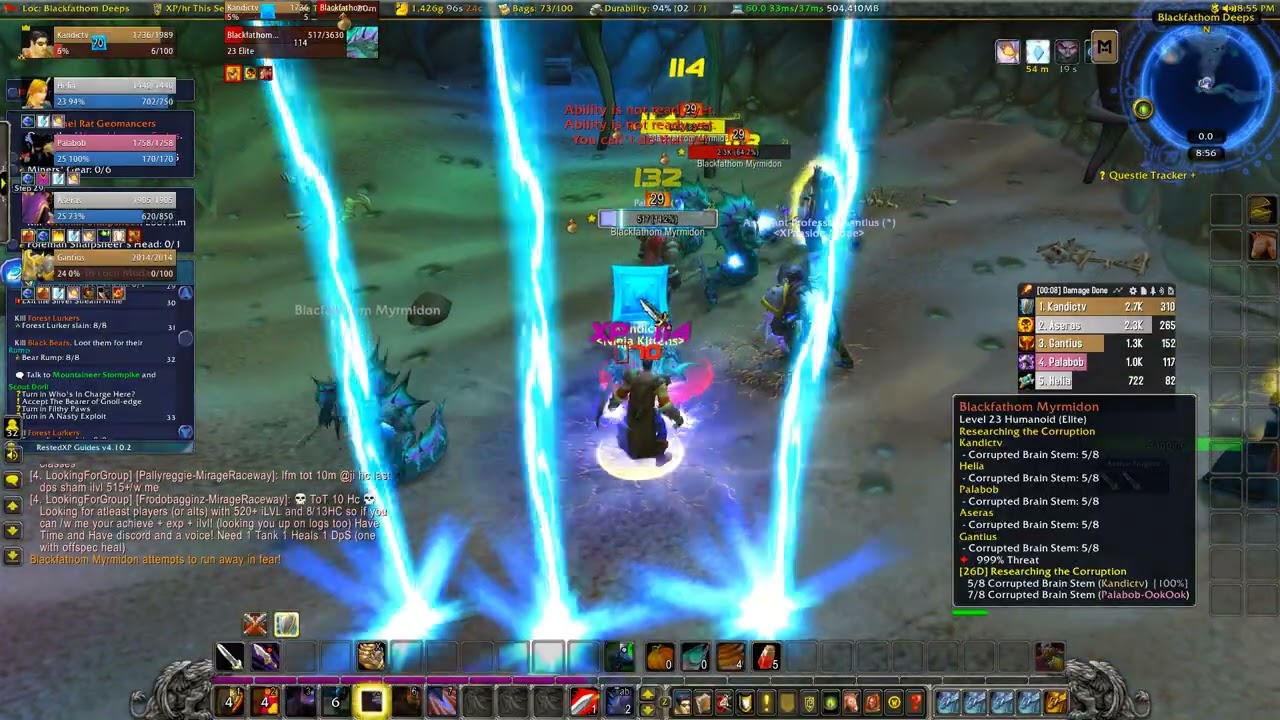 MOP - Level 25-26 - Tanking Blackfathom Deeps