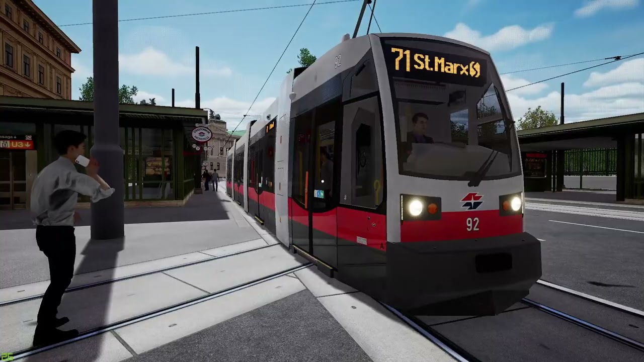 TramSim Vienna: Line 71 with ULF A1 - Episode 5 |Thank you 50 Subscribers!|