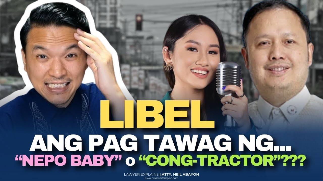 LIBEL vs FAIR COMMENTARY sa Flood Control Contractors and Issues... #LawyerExplains #AttorNEIL