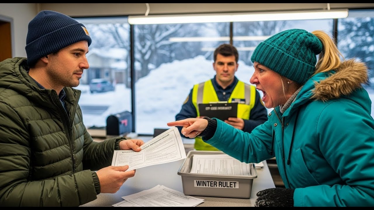 I Asked For The Rule Citation About Snow Piled Near The Curb — The City Code Officer Destroyed Her