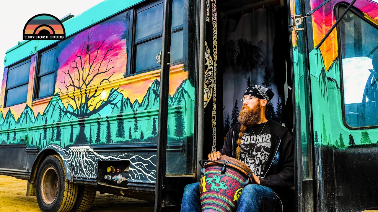 Ford E-450 Bus Conversion - Fulltime Tiny House Living On A Budget
