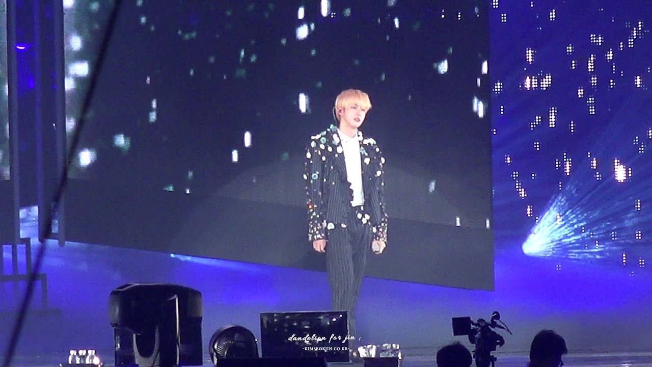 180825 LOVE YOURSELF IN SEOUL Epiphany / BTS 방탄소년단 진 JIN FOCUS