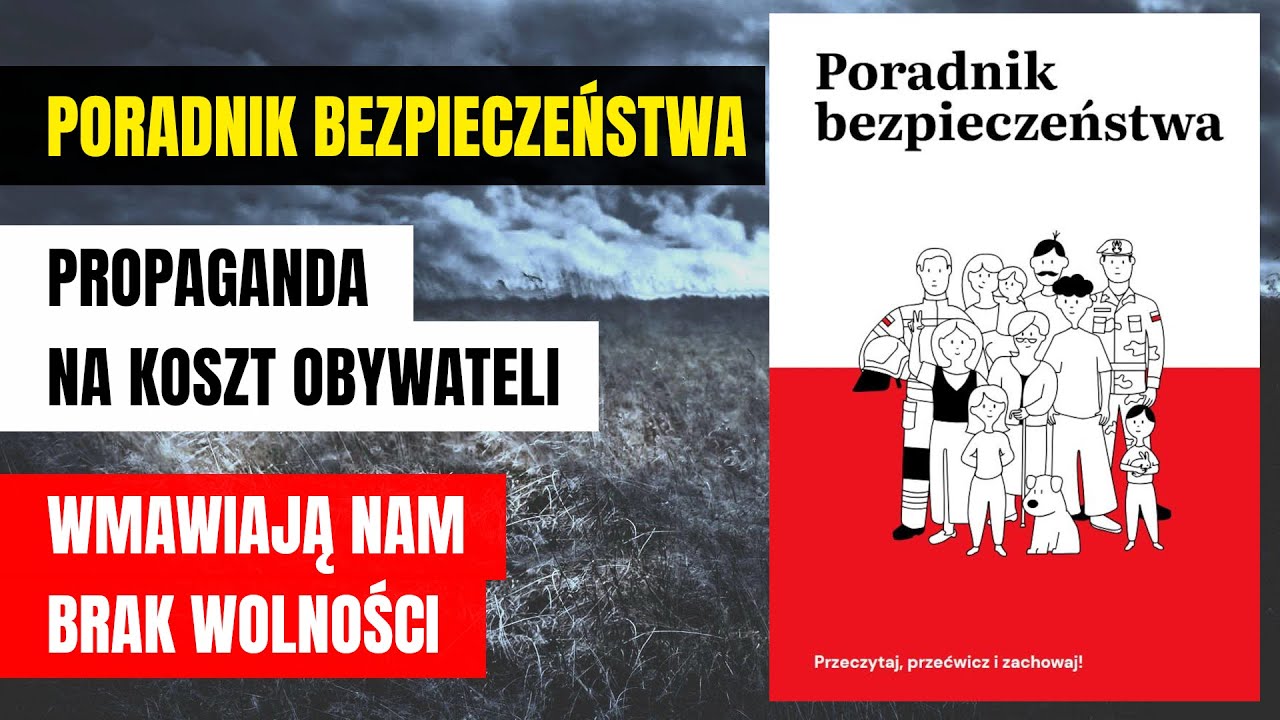 &bdquo;Poradnik bezpieczeństwa&rdquo; to kpina | Wmawianie Polakom, że nie mają żadnych praw