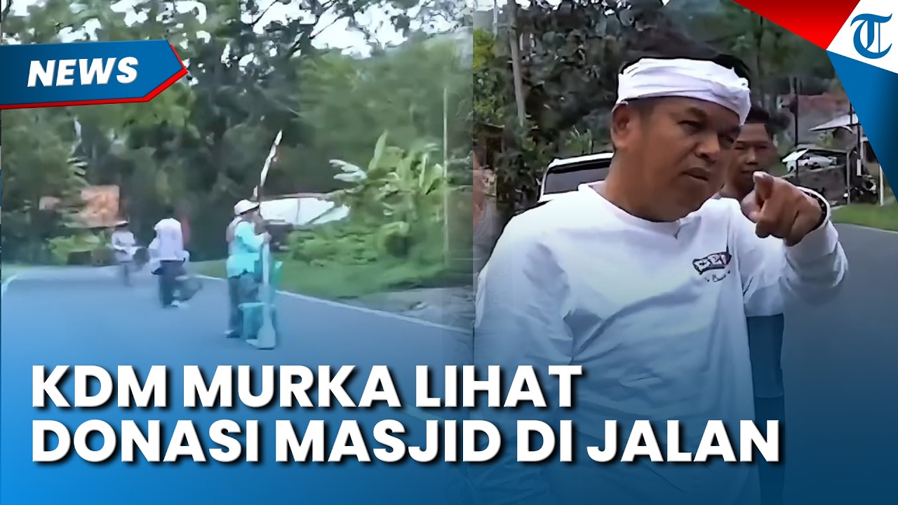 DEDI MULYADI MURKA Lihat Pemungutan Sumbangan Masjid di Jalan, Ingatkan Keselamatan