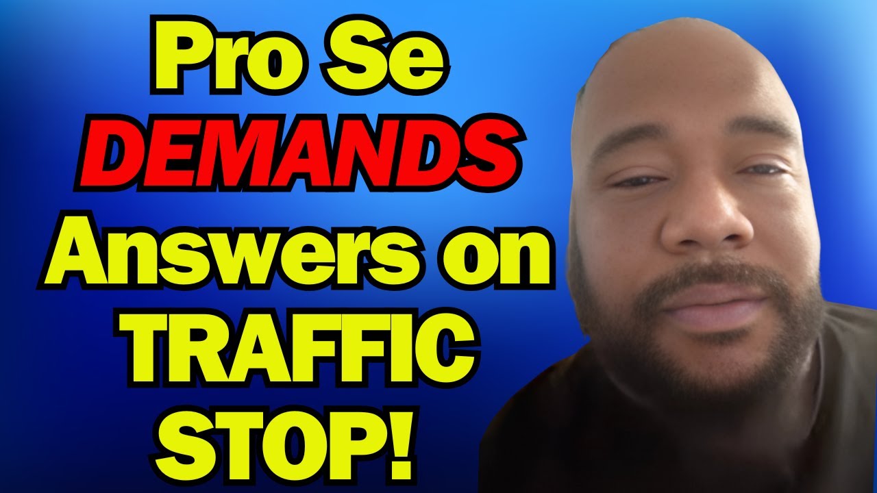 Pro Se DEMANDS Answers on Traffic Stop! | Judge Explains the Law!