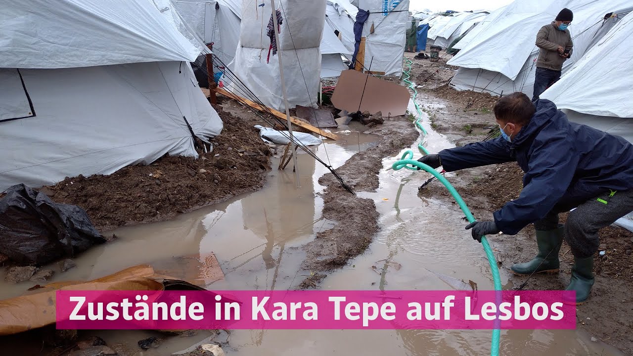 Reportage aus Lesbos: Die Zustände im Lager Kara Tepe