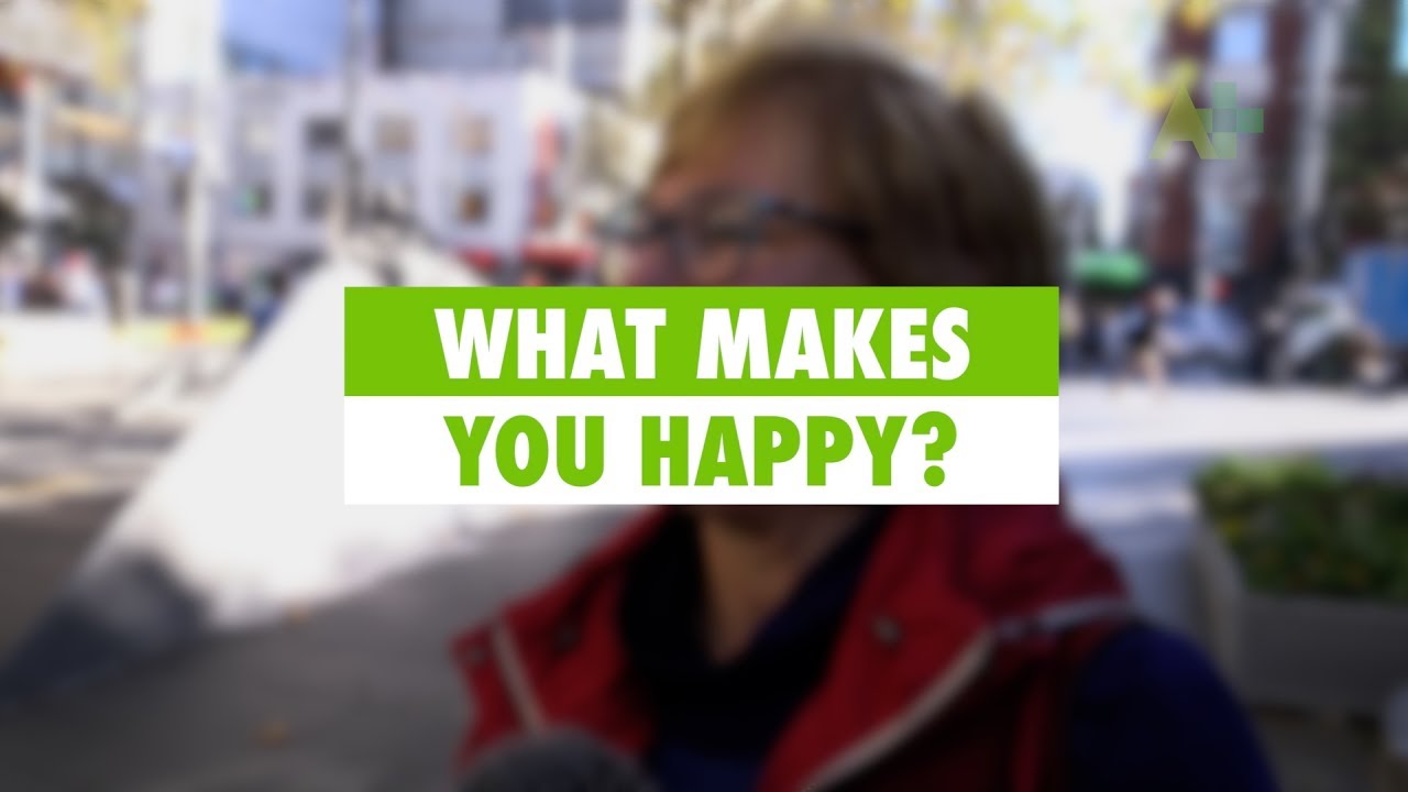 Learn English: What makes you happy?