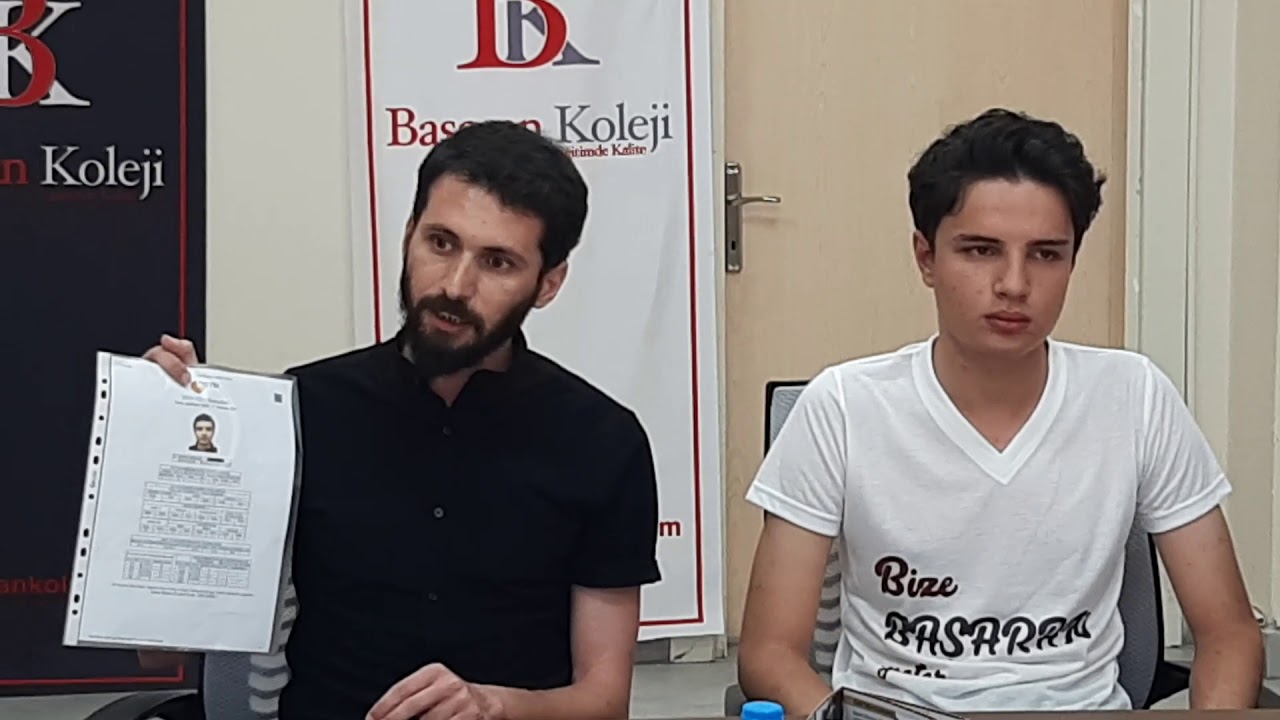 BAŞARAN KOLEJİ TÜRKİYE 12. Sİ RAMAZAN BURAK GÜLER - ONUR BAŞARAN BASIN TOPLANTISI