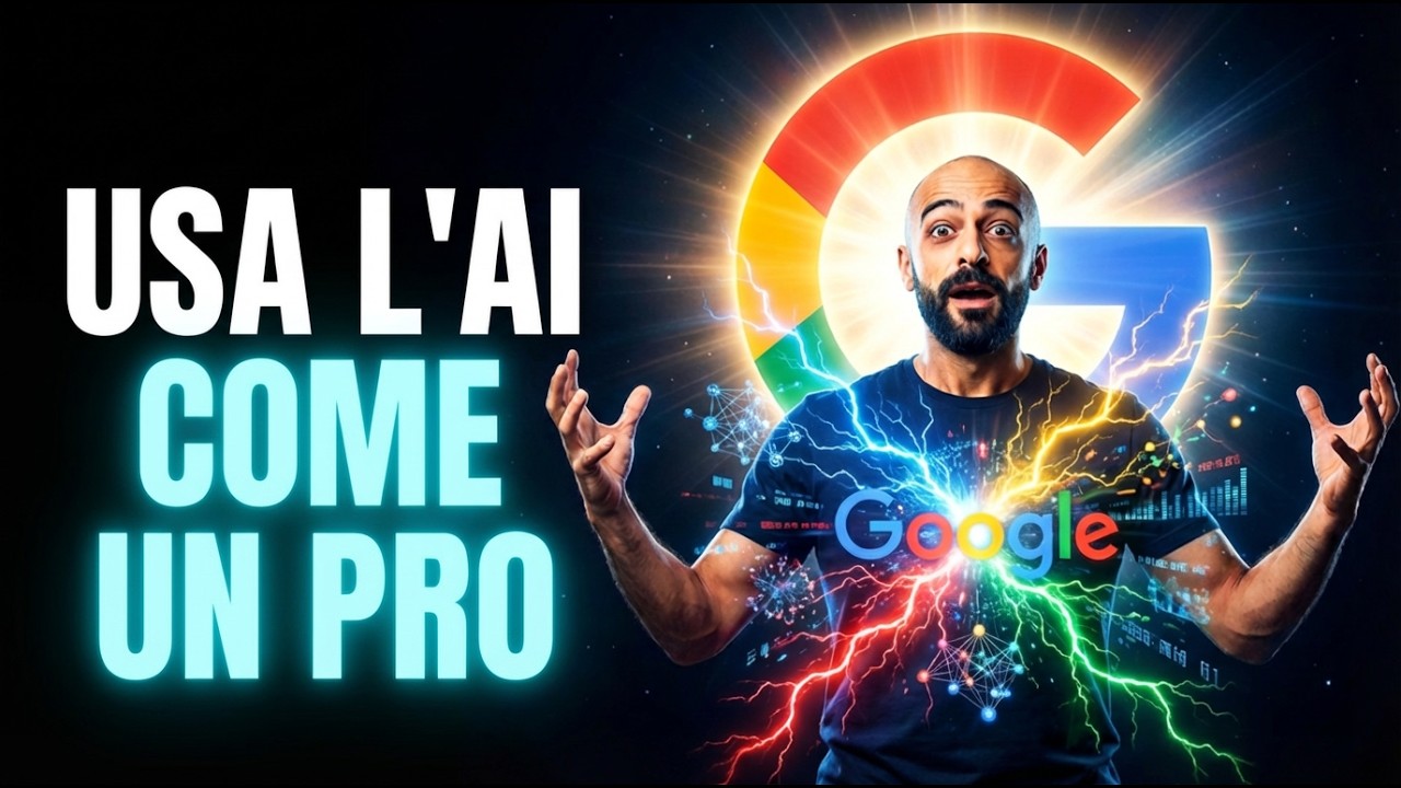 LA GUIDA GOOGLE DEFINITIVA per USARE L'AI come un PROFESSIONISTA