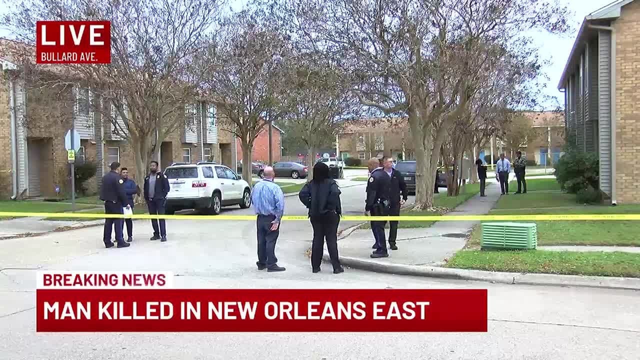 Man killed in New Orleans East Wednesday afternoon, police say