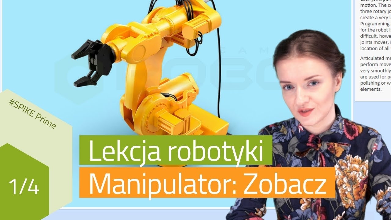 Budujemy i programujemy Manipulator z LEGO SPIKE Prime - część 1 - Wprowadzenie