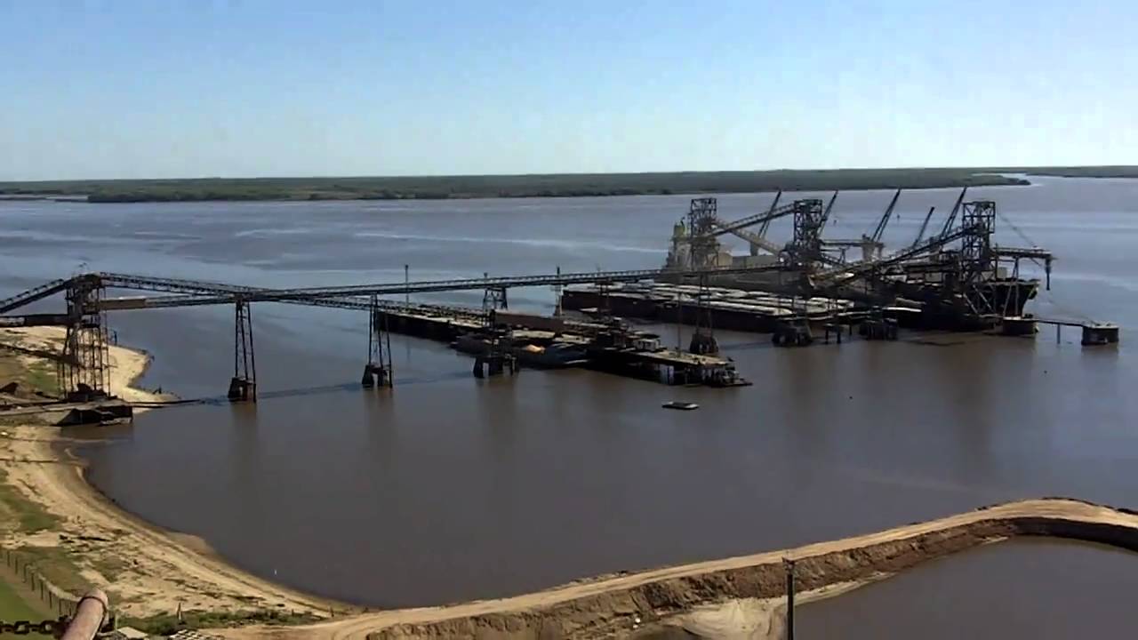 Aerial View of Nueva Palmira Port, Uruguay