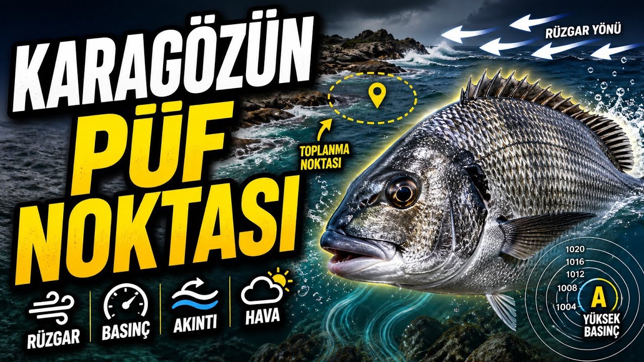 Karagöz Nasıl Yakalanır Püf Noktalar Karagöz Balığı Nerede Olur Av Zamanları, Yemler ve Davranışları