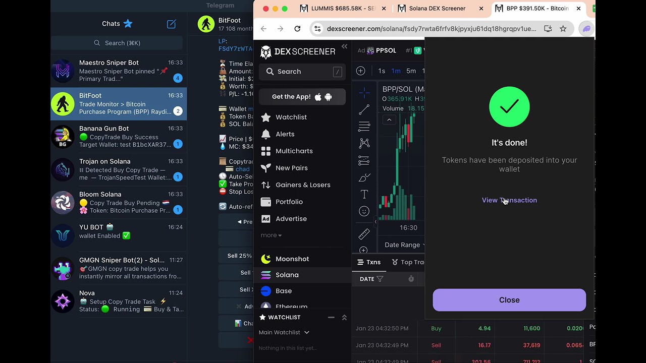 Bitfoot. Speed test trading bot Bitfoot