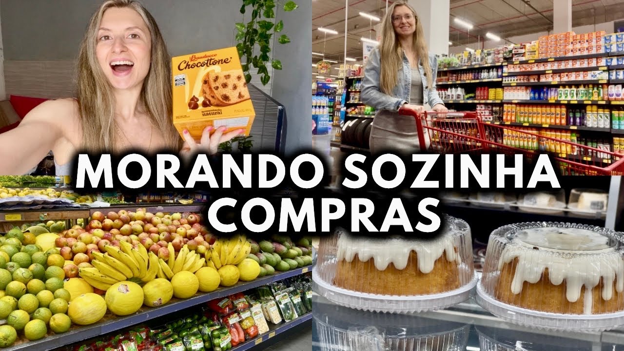 Compras da semana MORANDO SOZINHA 🏠🛒
