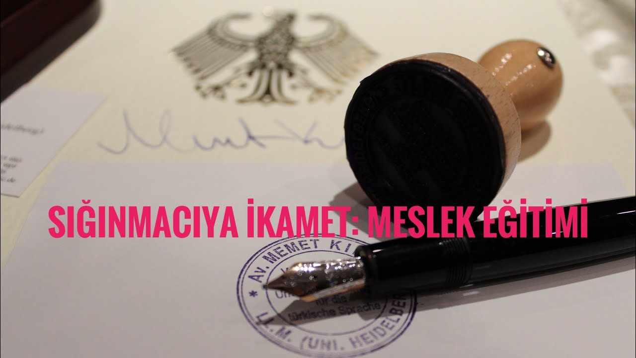 Sığınmacıya Meslek Eğitiminden Dolayı İkamet İzni / Ausbildungsduldung Türkce