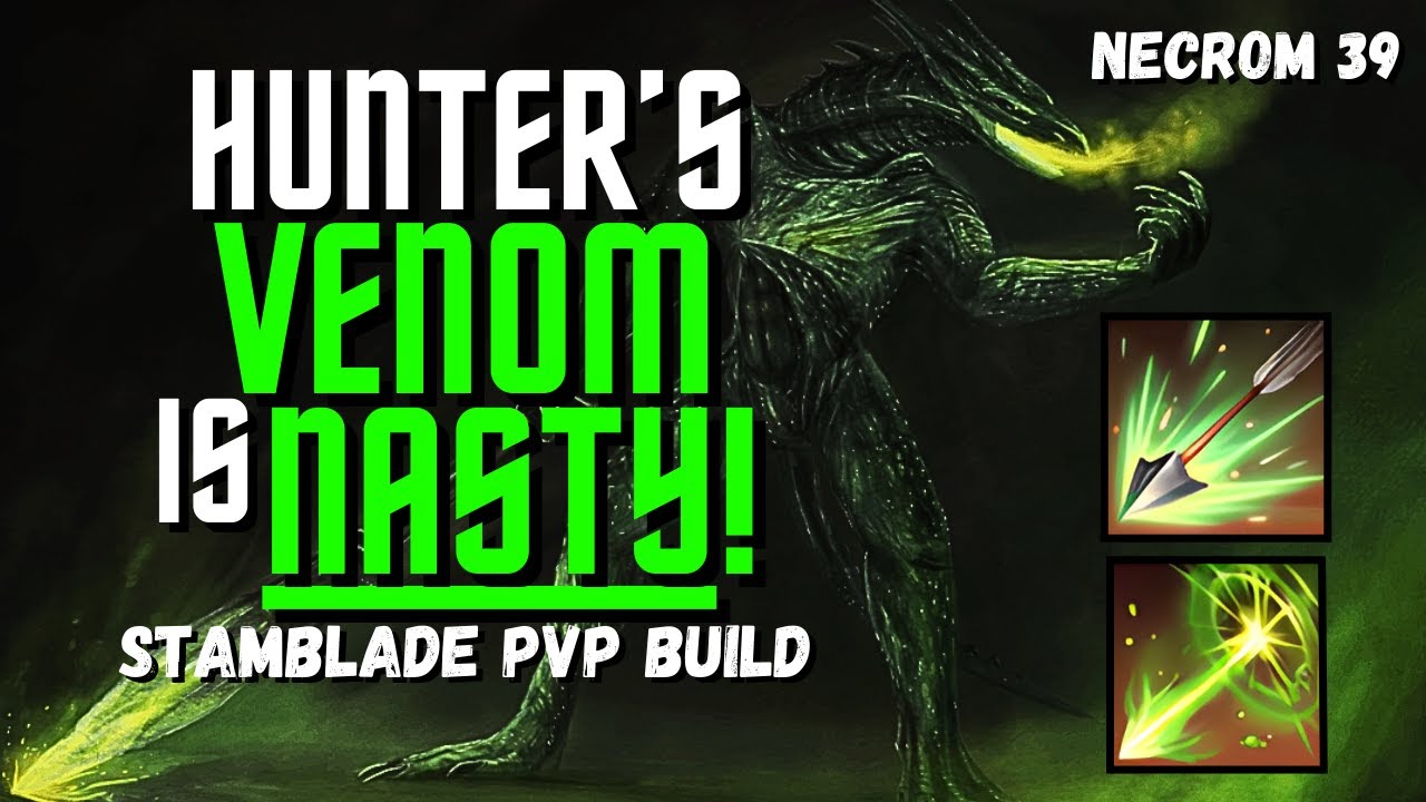 Venomous Smite HITS HARD! 🐍 Stamblade PVP Build - ESO Necrom 39