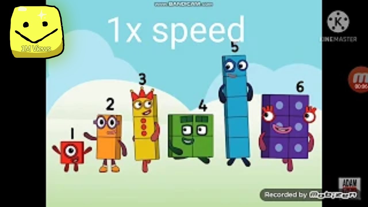dozenalblocks speed 1x to 16x MOST POPULAR VID IN MY CHANNEL