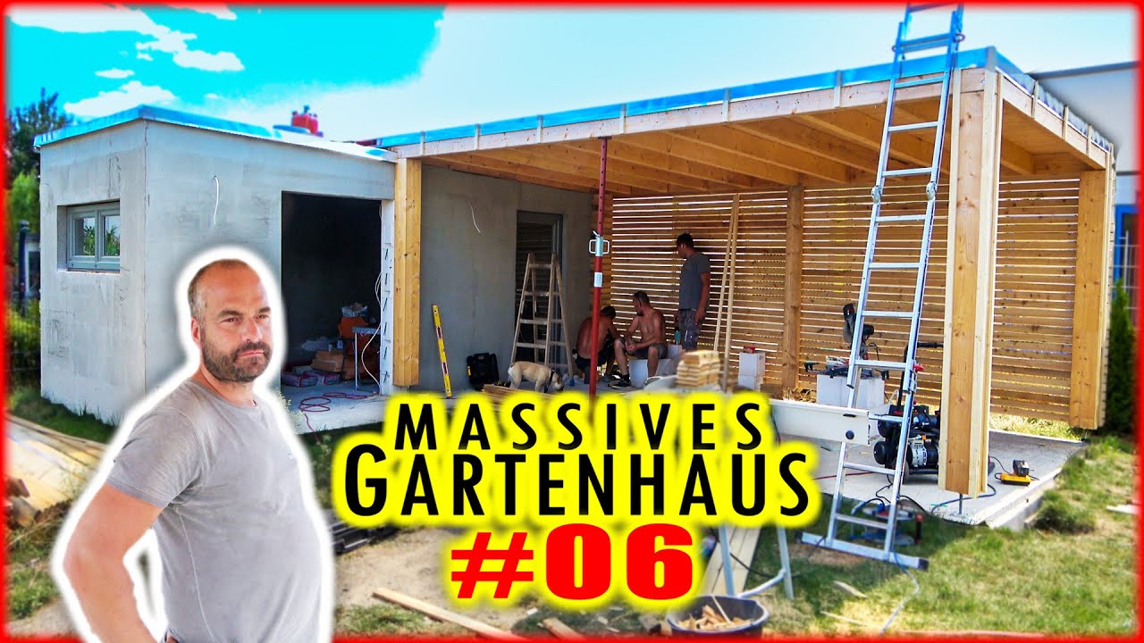 RHOMBUSLEISTEN MONTIEREN - Sichtschutz bauen! | GARTENHAUS BAUEN #06 | Home Build Solution