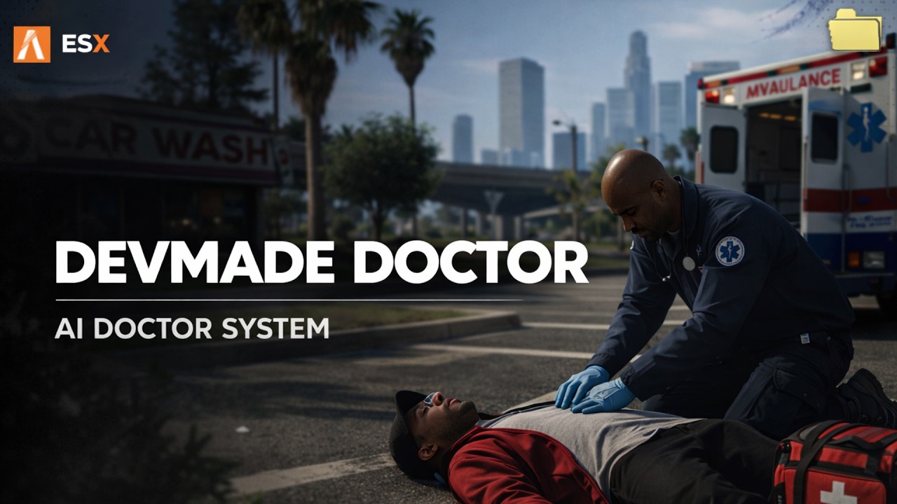 AI Doctor System | FiveM Script [ESX] | devmade_doctor | UPDATED