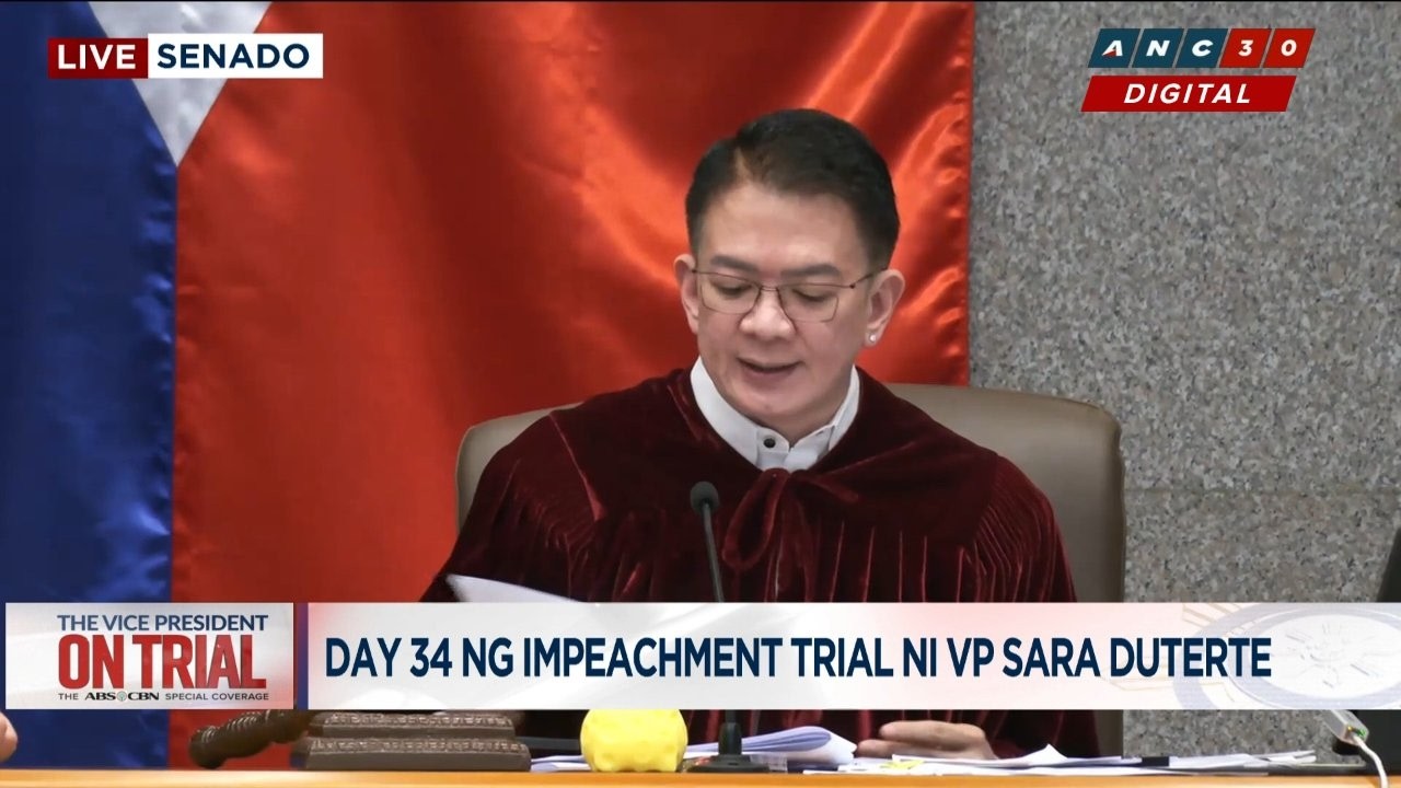 WATCH: Impeachment court reaches agreement on examination of bank rep witnesses to speed up trial