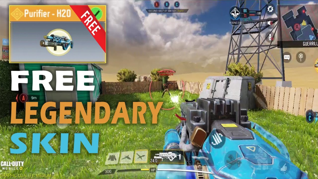 *NEW* FREE LEGENDARY PURIFIER H2O GAMEPLAY || Call Of Duty: Mobile