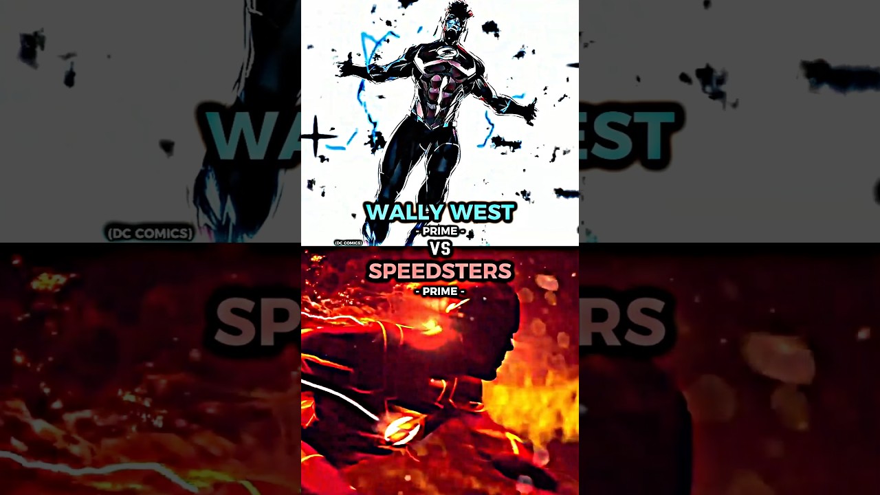 Wally West vs Speedsters #shorts #short #wallywest #sonic #dceu #mcu #marvel #metroman #battle