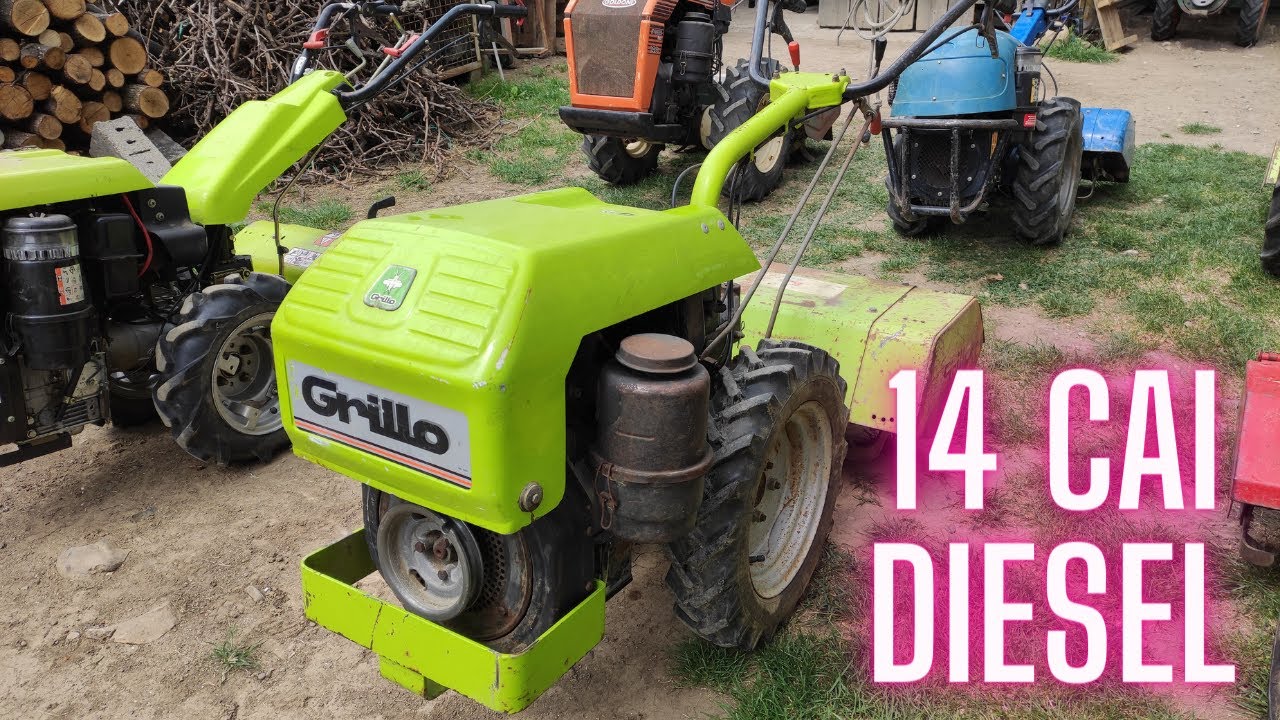 Cel mai Mare Motocultor marca Grillo G131 - 14 cai Diesel